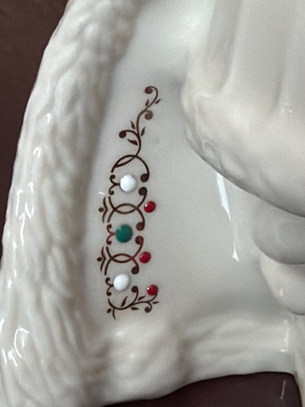 Lenox China Jewels Santa Bearing Gifts 8th in Series Porcelain Figurine - Picture 10 of 12